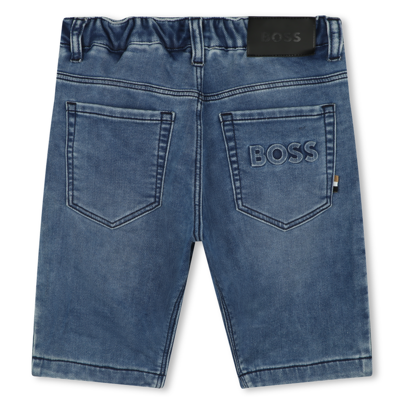 Shorts di jeans scoloriti