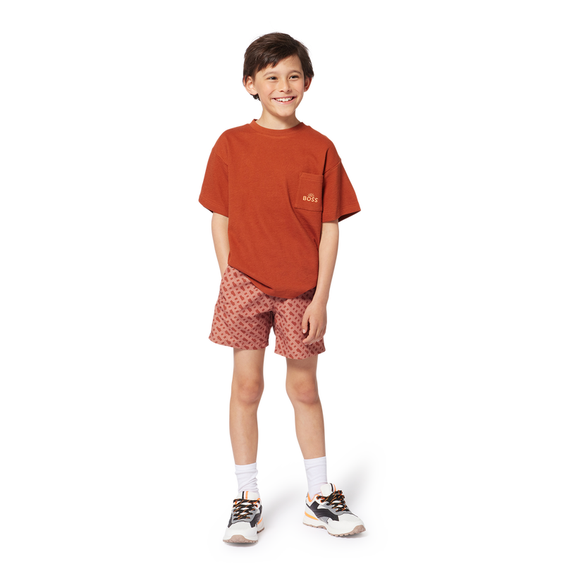 Sneakers con dettagli colorati BOSS 
                        RAGAZZO