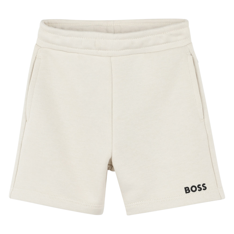 Shorts tinta unita in felpa BOSS 
                        RAGAZZO