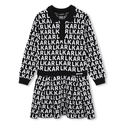 Vestito polo KARL LAGERFELD KIDS BAMBINA