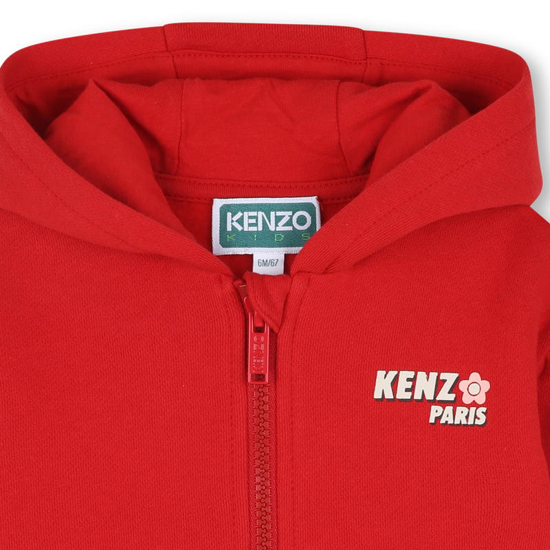 Cardigan da jogging in felpa KENZO KIDS 
                        BAMBINA