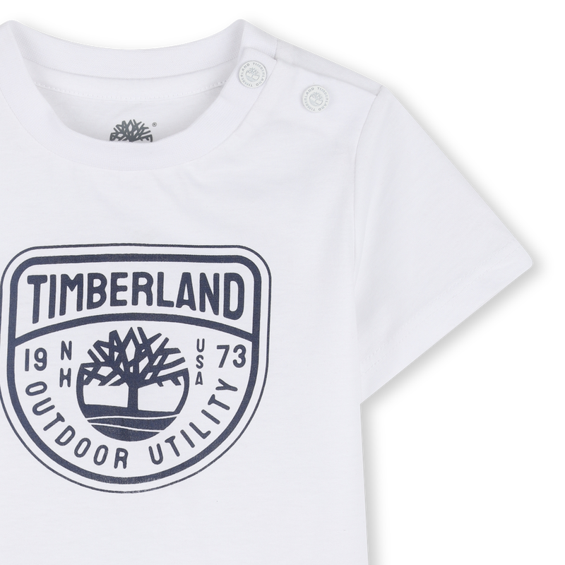 T-SHIRT A MANICHE CORTE TIMBERLAND 
                        RAGAZZO