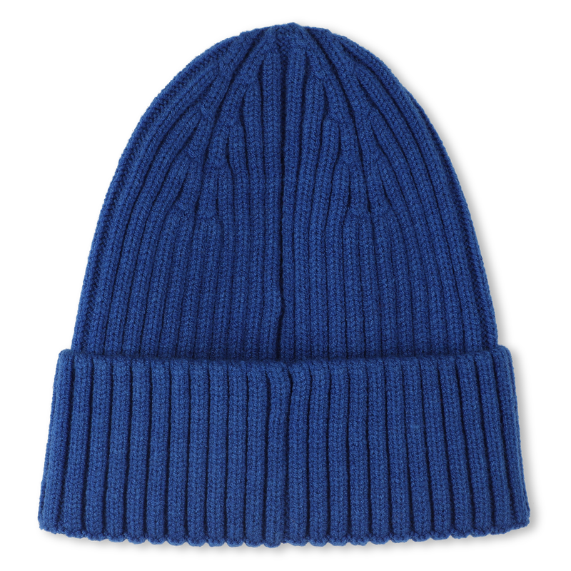 Cappello badge lavorato a maglia con logo TIMBERLAND 
                        RAGAZZO