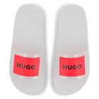 Ciabatte con logo HUGO 
                    BAMBINA