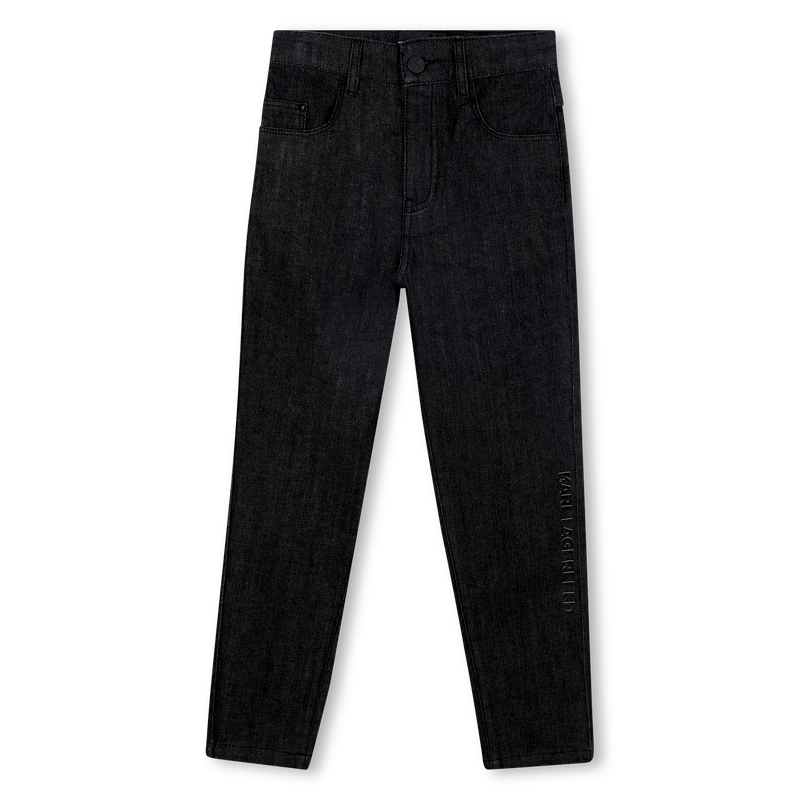 Pantaloni in denim KARL LAGERFELD KIDS 
                        RAGAZZO