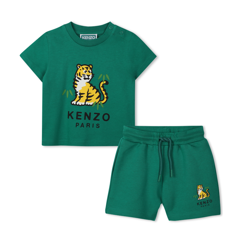 Set t-shirt e bermuda KENZO KIDS 
                        RAGAZZO