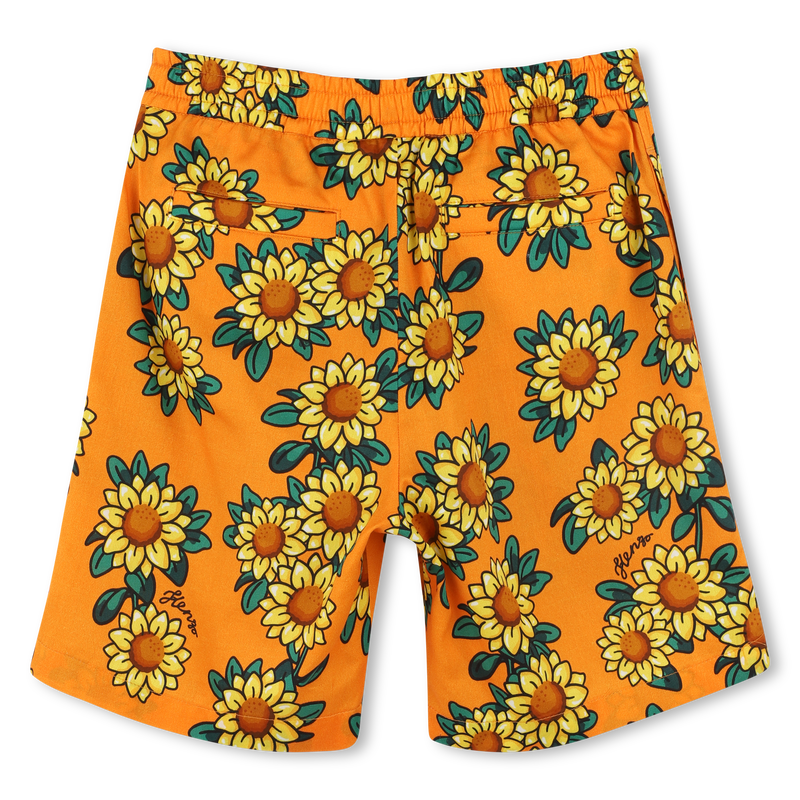 Bermuda raso di cotone stampa KENZO KIDS 
                        BAMBINO
