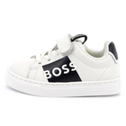 Sneakers pelle, velcro e lacci BOSS 
                    RAGAZZO