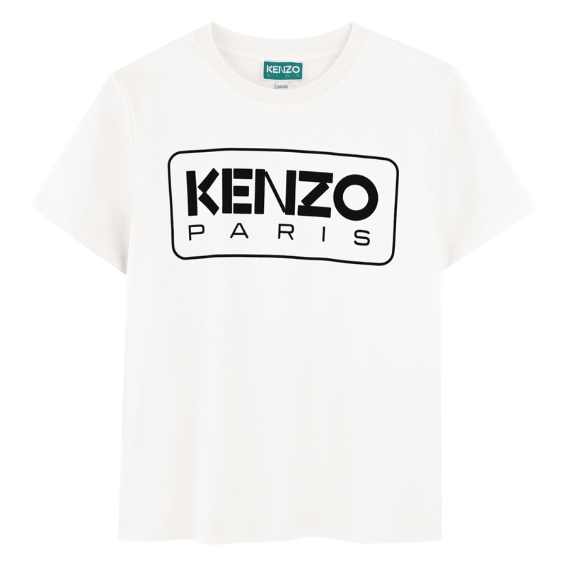 T-shirt cotone maniche corte KENZO KIDS 
                        RAGAZZO