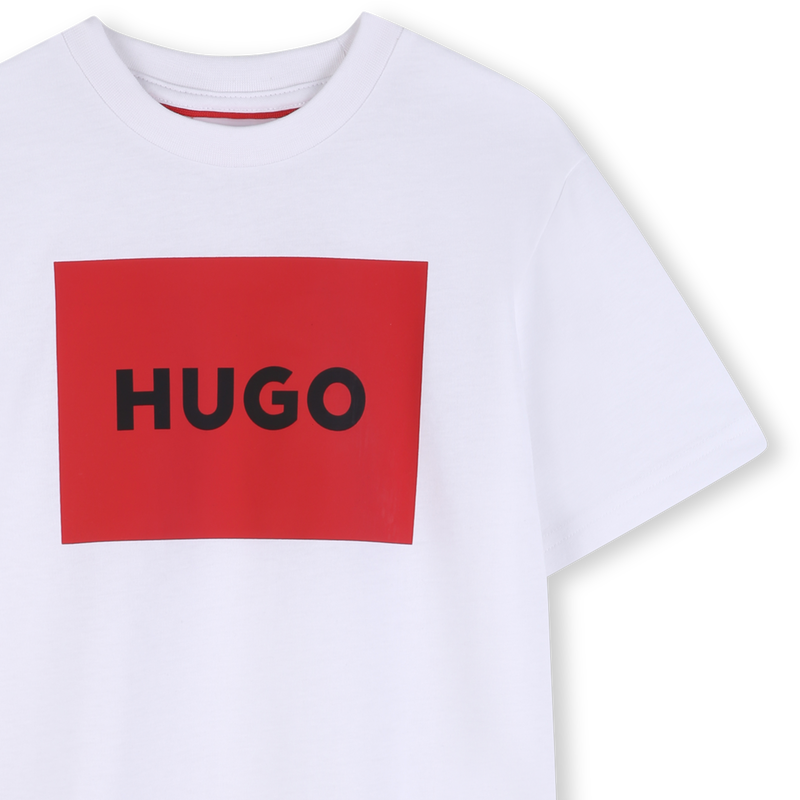 T-SHIRT A MANICHE CORTE HUGO 
                        RAGAZZO