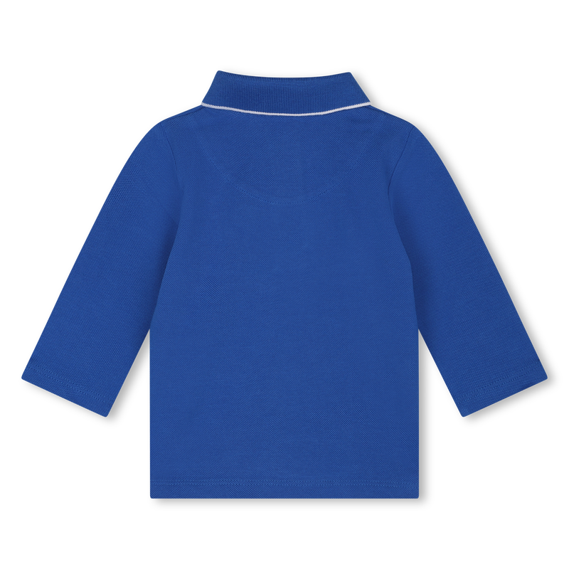 Polo in piqu&eacute; di cotone BOSS 
                        RAGAZZO