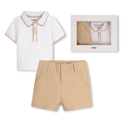 Completo pantaloncini e polo BOSS RAGAZZO
