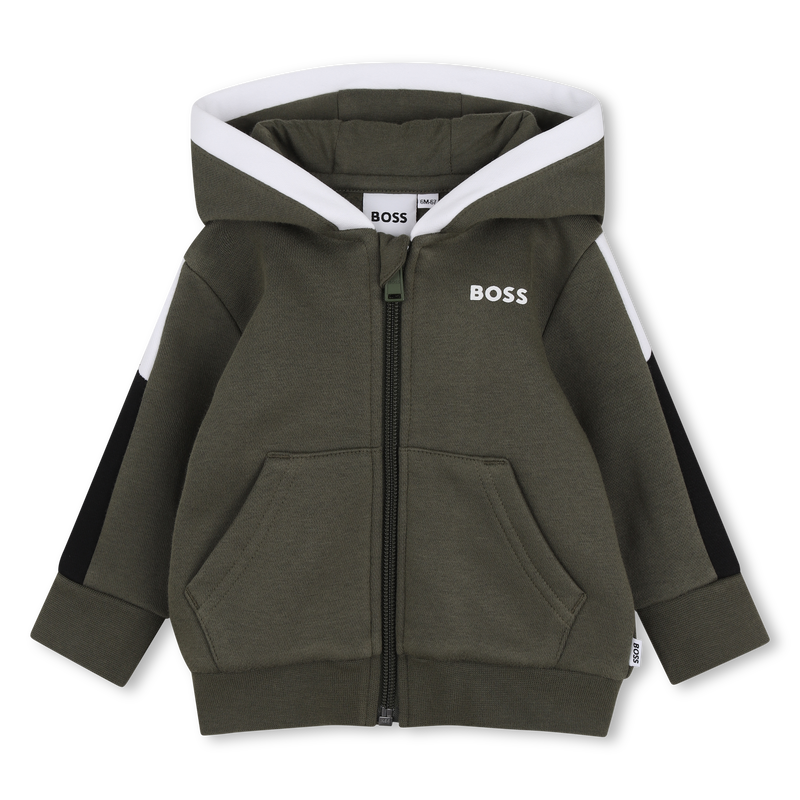 Cardigan con cappuccio BOSS 
                        RAGAZZO