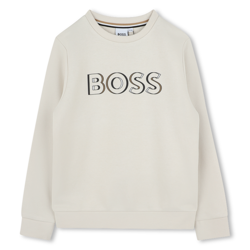 Felpa di cotone BOSS 
                        RAGAZZO