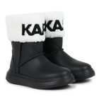Stivali in pelle con risvolti KARL LAGERFELD KIDS 
                    BAMBINA