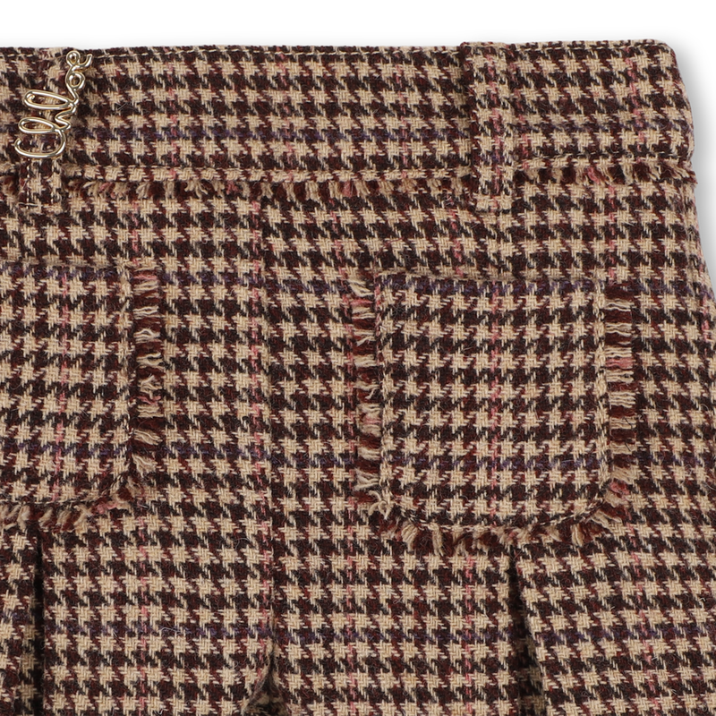 Pantaloni corti a quadri CHLOE 
                        BAMBINA
