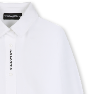 Camicia a maniche lunghe KARL LAGERFELD KIDS BAMBINA