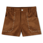 Pantaloncini in pelle scamosciata immitation ZADIG & VOLTAIRE 
                    BAMBINA