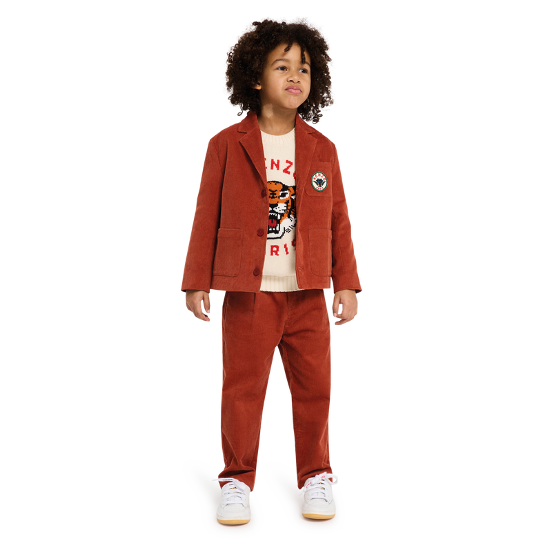 Corduroy Suit Jacket KENZO KIDS 
                        RAGAZZO