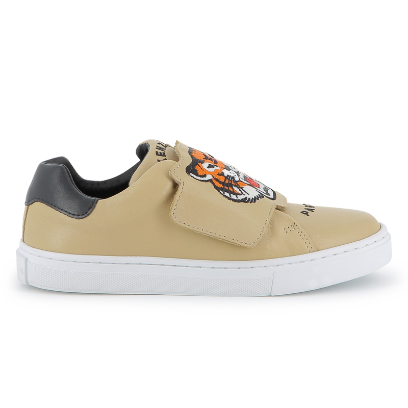 Scarpe da ginnastica in pelle bovina KENZO KIDS 
                        UNISEX