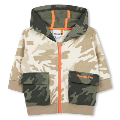 Felpa con zip e cappuccio TIMBERLAND RAGAZZO