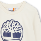 Felpa con stampa logo TIMBERLAND 
                    RAGAZZO