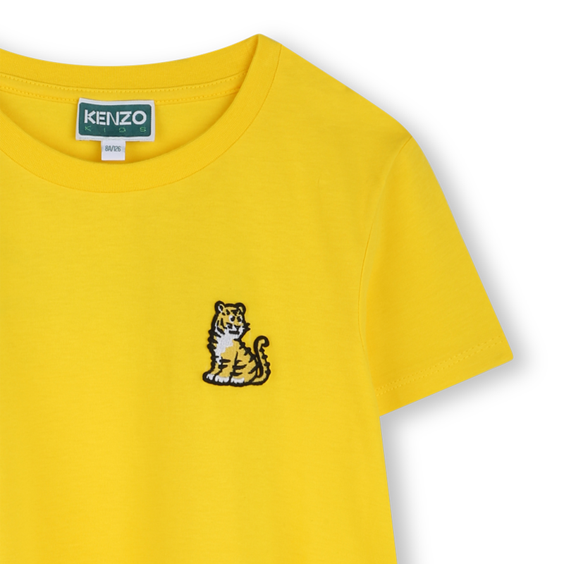 Vestito svasato con badge KENZO KIDS 
                        BAMBINA