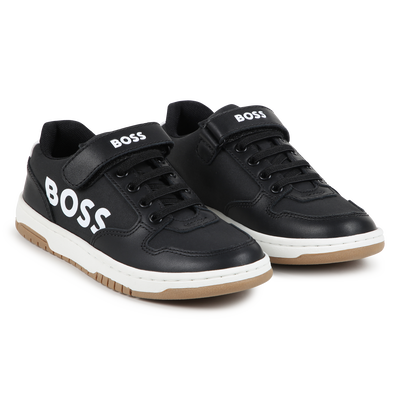 Sneakers con lacci e velcro BOSS RAGAZZO