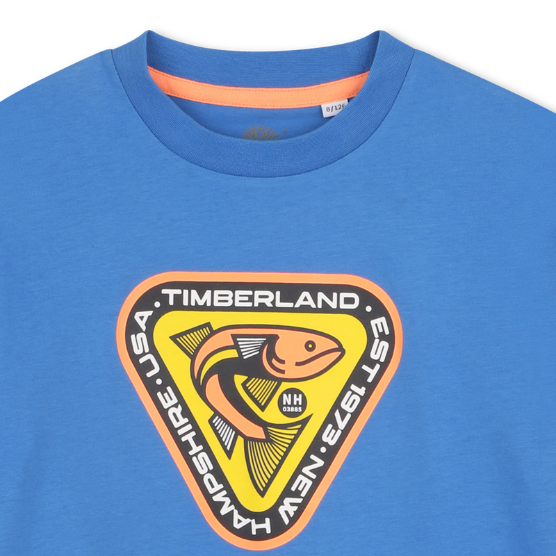 T-SHIRT A MANICHE CORTE TIMBERLAND 
                        RAGAZZO
