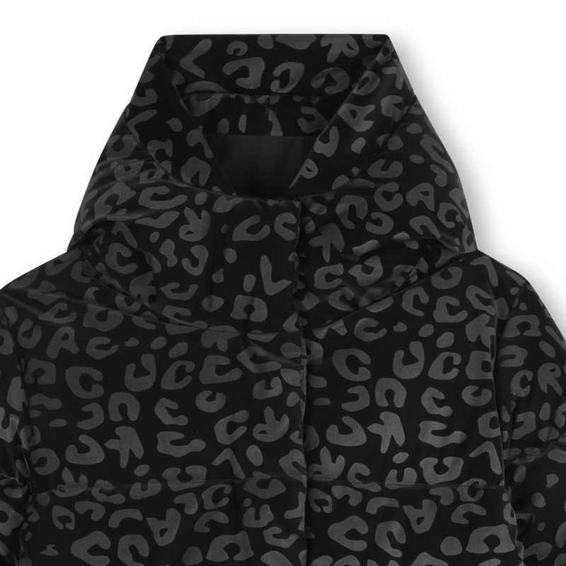 Piumino lungo con cappuccio KARL LAGERFELD KIDS 
                        BAMBINA