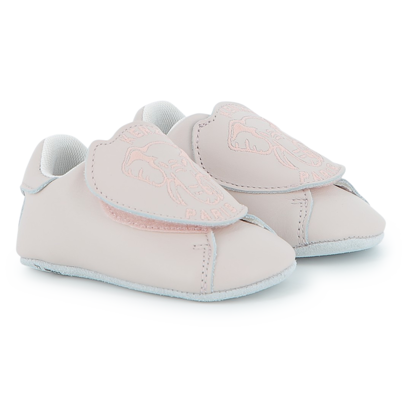 Baby booties in cowhide leather KENZO KIDS 
                        UNISEX