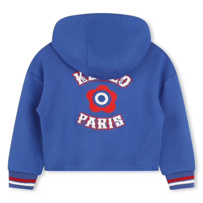 Felpa ricamata con cappuccio KENZO KIDS BAMBINA
