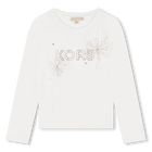 T-shirt maniche lunghe cotone, BIANCO SPORCO, hi-res