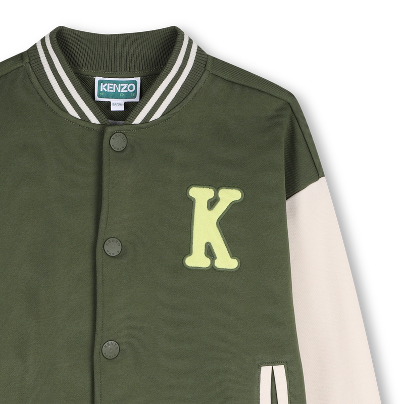 FELPA JOGGING CON CHIUSURA A ZIP KENZO KIDS 
                        RAGAZZO