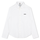 Camicia a maniche lunghe, BIANCO  NERO, hi-res