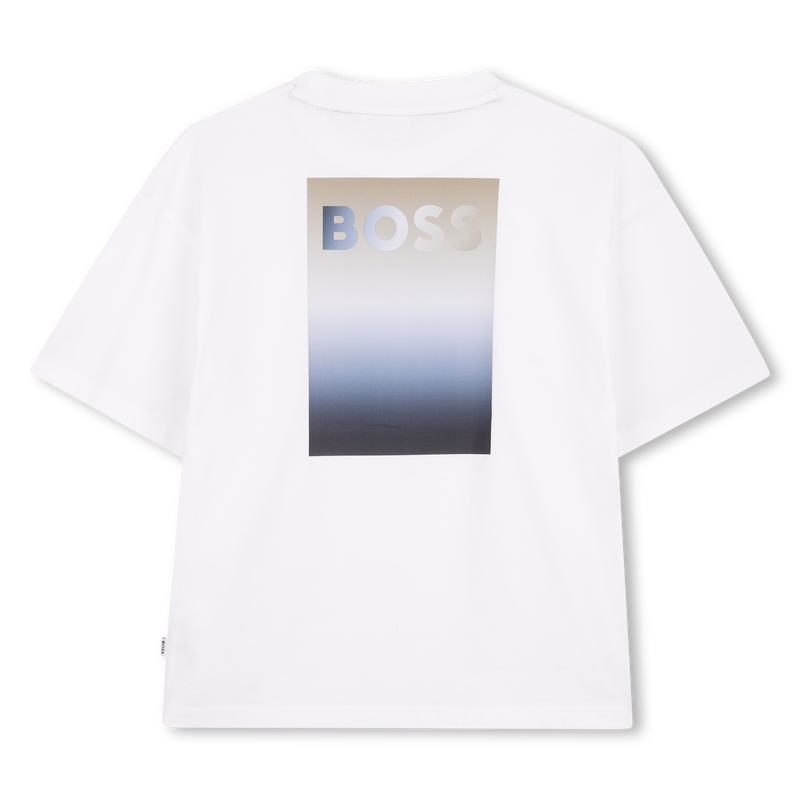 T-SHIRT A MANICHE CORTE BOSS 
                        RAGAZZO