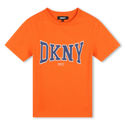 Short-Sleeved Cotton T-Shirt DKNY RAGAZZO