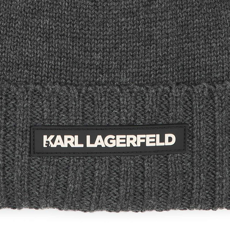 Cappellino lavorato a maglia KARL LAGERFELD KIDS 
                        RAGAZZO