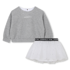 Set felpa e gonna KARL LAGERFELD KIDS 
                    BAMBINA