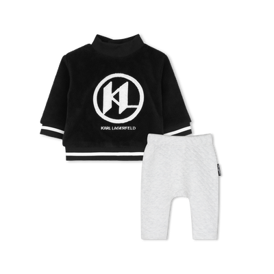 Completo felpa e pantaloni KARL LAGERFELD KIDS RAGAZZO