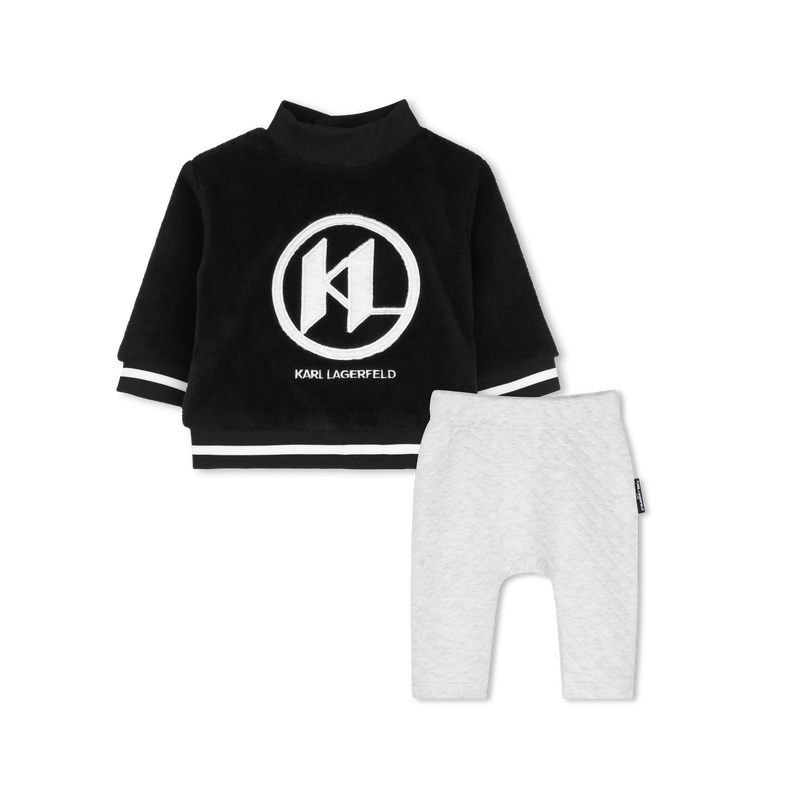 Completo felpa e pantaloni KARL LAGERFELD KIDS 
                        RAGAZZO