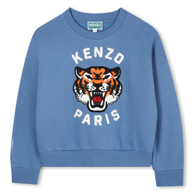 Felpa in pile non garzato KENZO KIDS BAMBINA