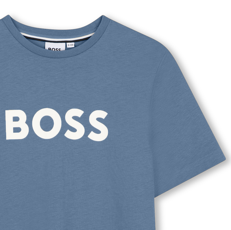 T-SHIRT A MANICHE CORTE BOSS 
                        RAGAZZO