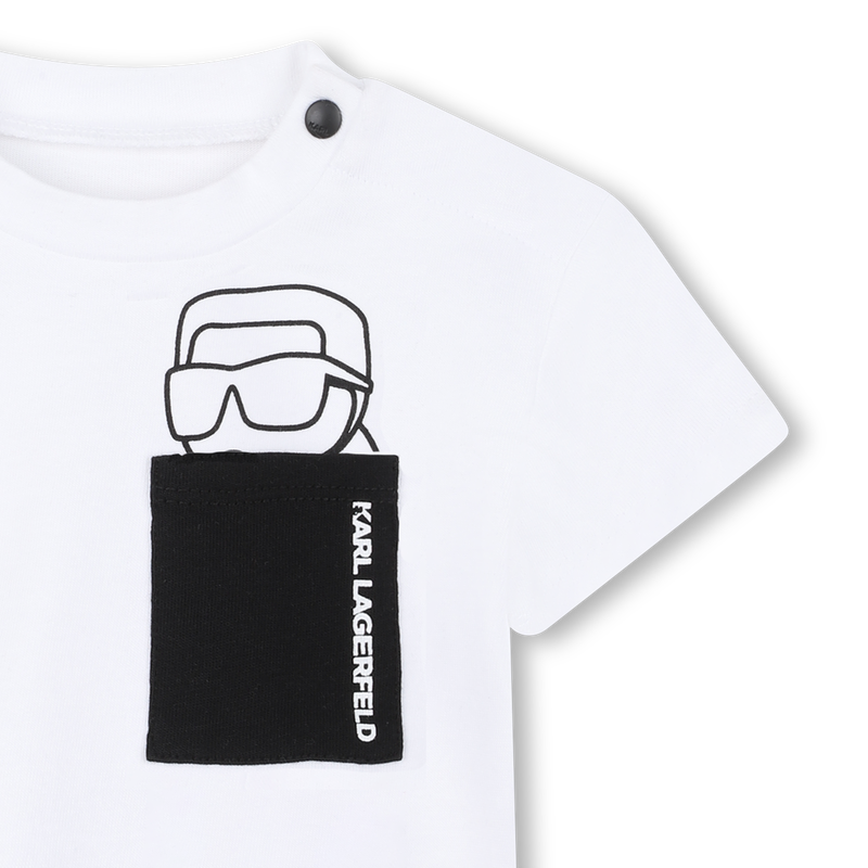 SET T-SHIRT E PANTALONI KARL LAGERFELD KIDS 
                        RAGAZZO