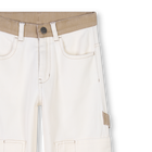 Pantaloni regolabili in twill TIMBERLAND 
                    BAMBINO
