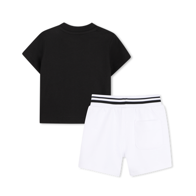 SET T-SHIRT E BERMUDA KARL LAGERFELD KIDS RAGAZZO