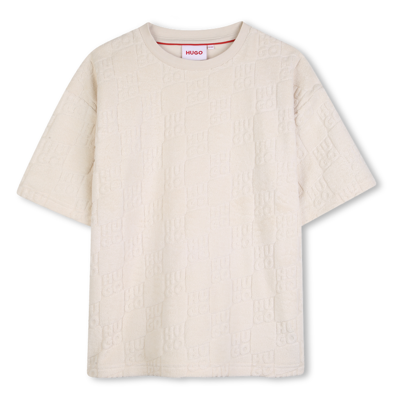 T-SHIRT A MANICHE CORTE HUGO 
                        RAGAZZO