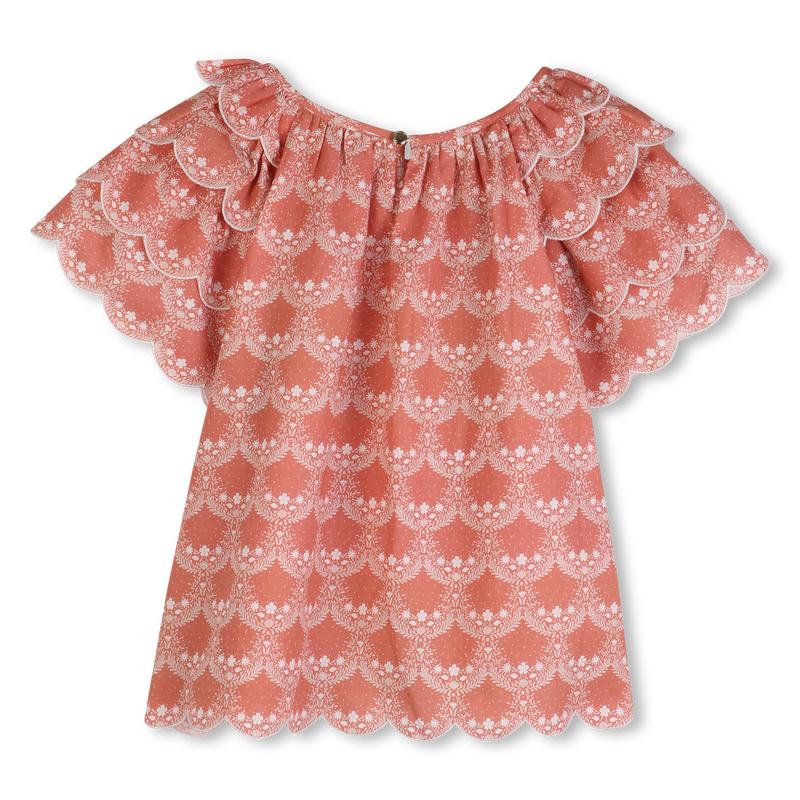 BLUSA CON MANICHE A PALLONCINO CHLOE 
                        BAMBINA