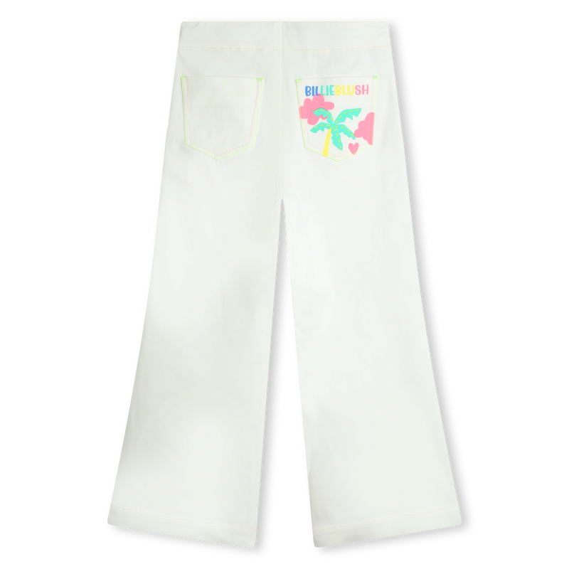 Pantaloni ampi in twill