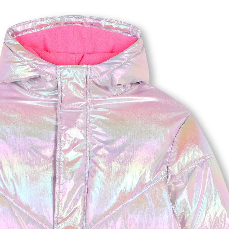 Piumino con zip e cappuccio BILLIEBLUSH 
                        BAMBINA
